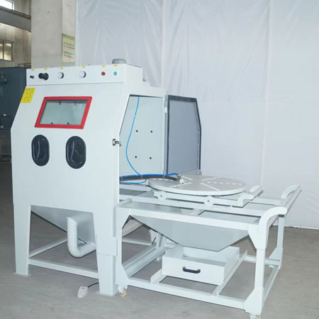 东莞喷砂机里面的砂能不能洗?怎么洗?