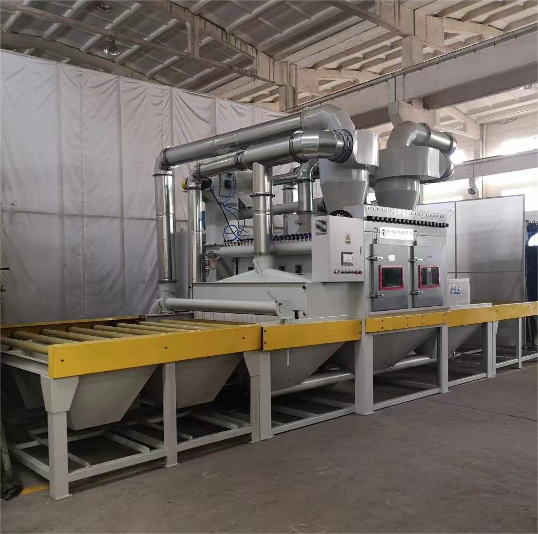 东莞抛丸机跑砂是什么原因