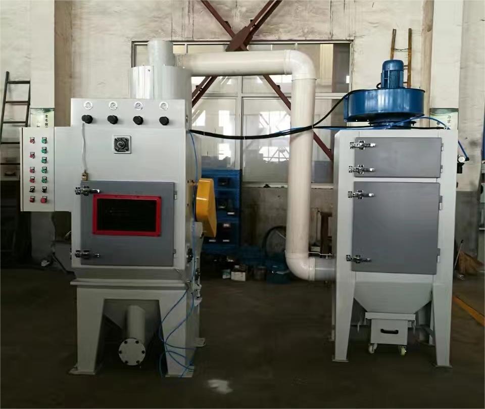 东莞中小型零件履带式自动喷砂机高效清洁省时省力