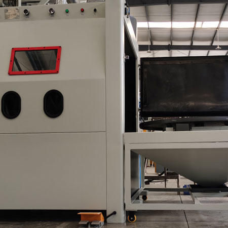 东莞无尘喷砂机半自动模具喷砂机